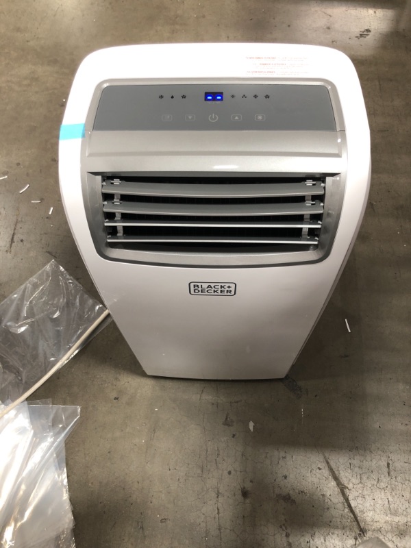 Photo 2 of BLACK+DECKER 14,000 BTU Portable Air Conditioner with Remote Control, White
