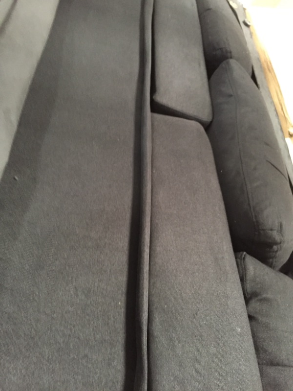 Photo 1 of  ** Box 2 Of 2***  Mega Furnishing L Shaped Couch Black 