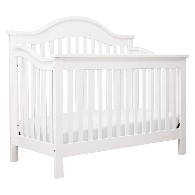 Photo 1 of DaVinci Jayden 4-in-1 Convertible Crib in White, Greenguard Gold Certified
