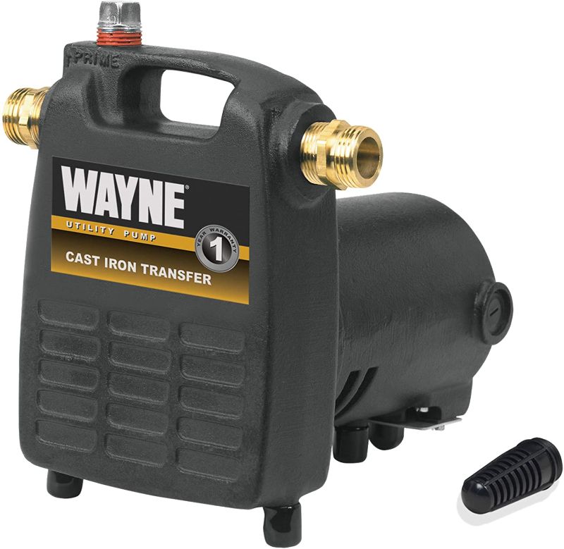 Photo 1 of ***PARTS ONLY*** Wayne Cast Iron Portable Transfer Water Pump - 1,450 GPH, 1/2 HP, 3/4in. Model Number PC4
