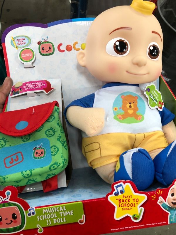 Photo 2 of CoComelon Musical Back to School JJ Doll
