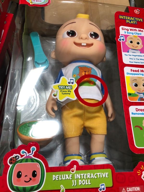 Photo 2 of Cocomelon JJ Deluxe Interactive Doll,CMW0058
