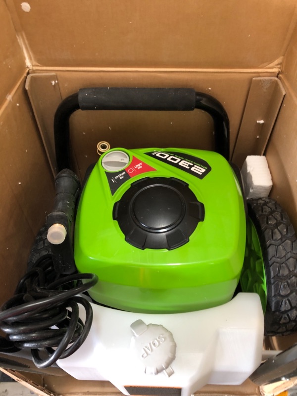 Photo 3 of ***PARTS ONLY*** Greenworks PRO 2300 PSI TruBrushless (2.3 GPM) Electric Pressure Washer (PWMA Certified)
