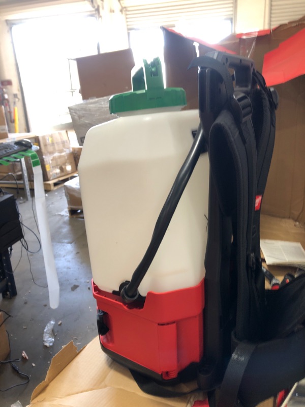 Photo 3 of ***PARTS ONLY*** Milwaukee M 18 18-Volt 4 Gal. Lithium-Ion Cordless Switch Tank Backpack Pesticide Sprayer (Tool-Only)