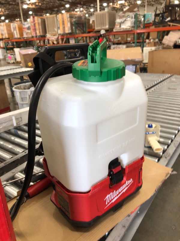 Photo 2 of ***PARTS ONLY*** Milwaukee M 18 18-Volt 4 Gal. Lithium-Ion Cordless Switch Tank Backpack Pesticide Sprayer (Tool-Only)