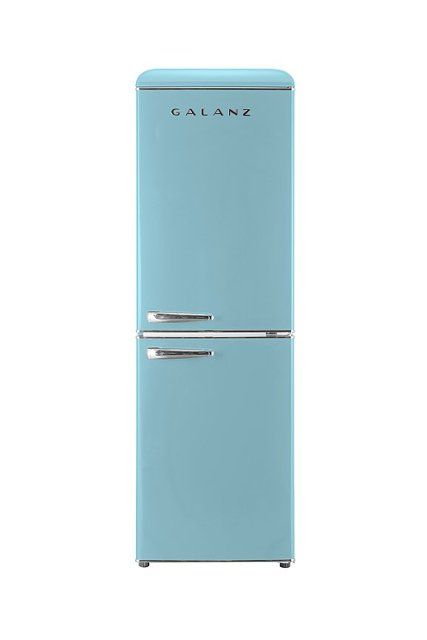 Photo 1 of Galanz - Retro 7.4 Cu. Ft Bottom Mount Refrigerator - Blue
