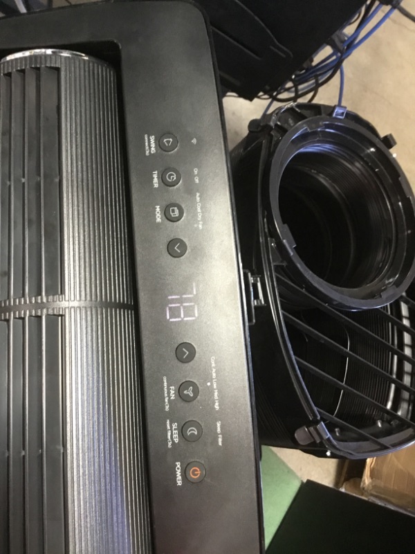 Photo 1 of ***PRODUCT TESTED***Midea Duo 12,000 BTU (10,000 BTU SACC) HE Inverter Ultra Quiet Portable Air Conditioner, Cools up to 450 Sq. Ft., Works with Alexa/Google Assistant, Includes Remote Control & Window Kit
