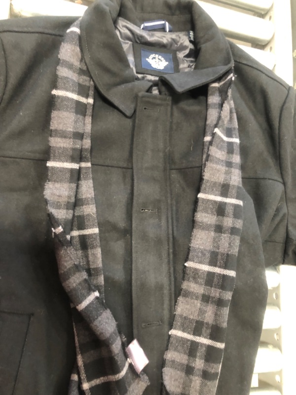 Photo 1 of Dockers Men's Weston Wool Blend Scarf Coat *** PRICE TAG HAS WRONG SIZE, 4XLT, NEW***