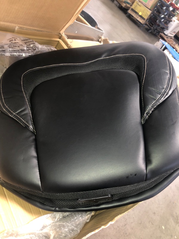 Photo 2 of Serta Ergonomic Executive Office Motion Technology, Adjustable Mid Back Desk Chair with Lumbar Support, Black Bonded Leather **USED, LOOSE HARDWARE, MINOR DAMAGE***
