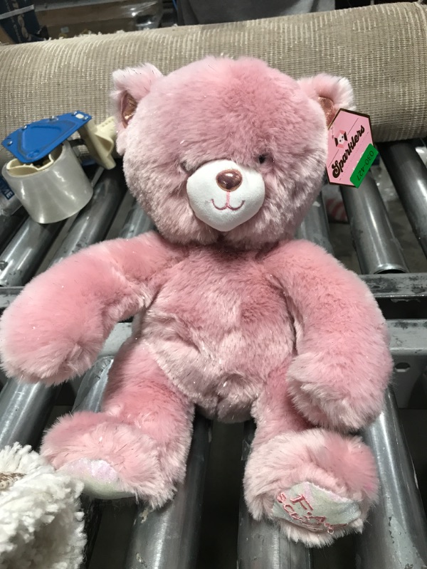 Photo 2 of FAO Schwarz Glitter Bear 12" Stuffed Animal