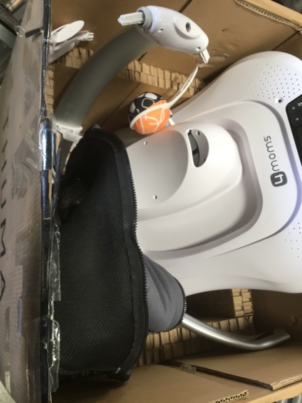 Photo 1 of 4moms mamaRoo 4 Multi-Motion Baby Swing, Bluetooth Baby Rocker with 5 Unique Motions, Nylon Fabric, Black
