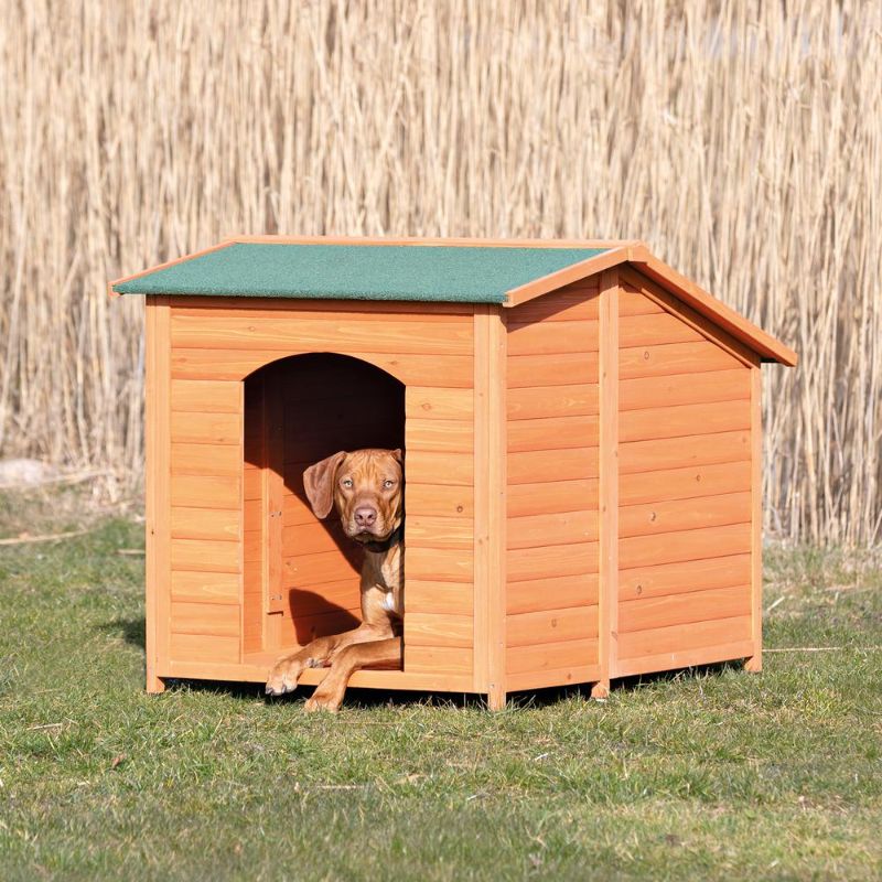 Photo 1 of ***INCOMPLETE BOX 1 OF 2**
TRIXIE Natura Classic Dog House, 47.25 L X 41.5 W X 39.5 H, X-Large, Brown
