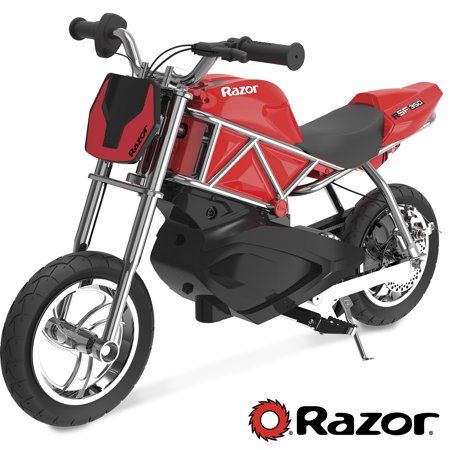 Photo 1 of ***PARTS ONLY*** Razor RF350 Mini Electric Motor Bike - Black/Red up to 14 Mph 12 Pneumatic Tires 24V Powered Ride-on for Ages 13 and up Unisex
