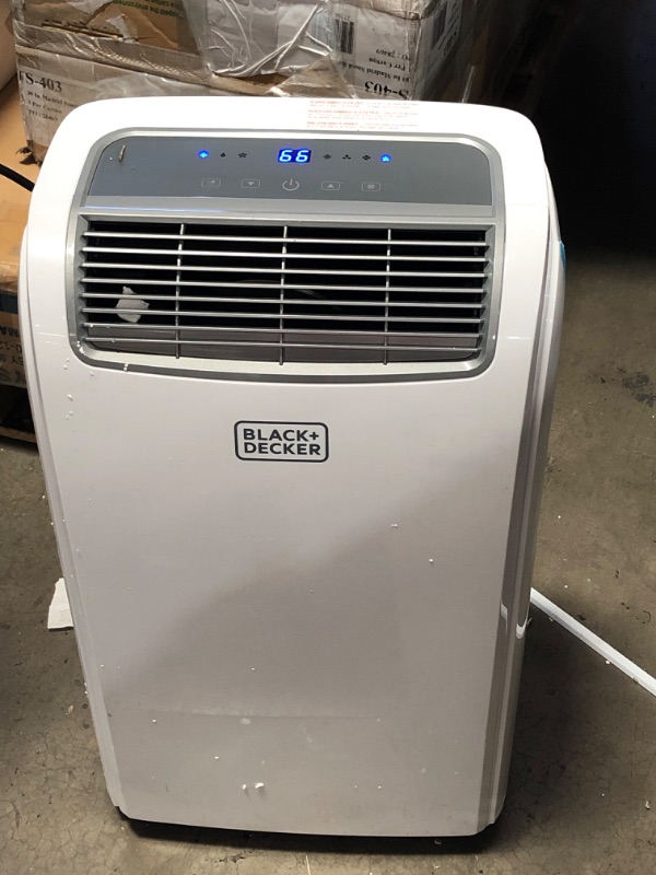 Photo 2 of MISSING PART: BLACK+DECKER 10,000 BTU Portable Air Conditioner with Remote Control, White
