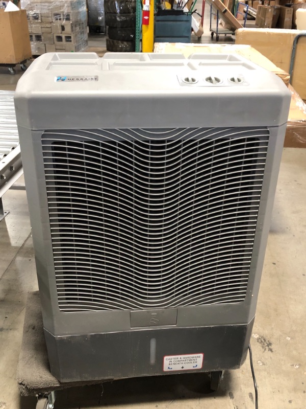 Photo 2 of Hessaire MC61M Evaporative Cooler, 5,300 CFM, Gray 28 x 17 x 46 inches

