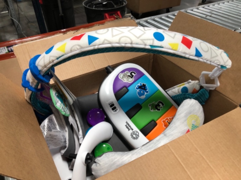 Photo 1 of USED: Baby Einstein 4-in-1 Kickin' Tunes Music and Language Play Gym and Piano Tummy Time Activity Mat ?34 x 27 x 18 inches

