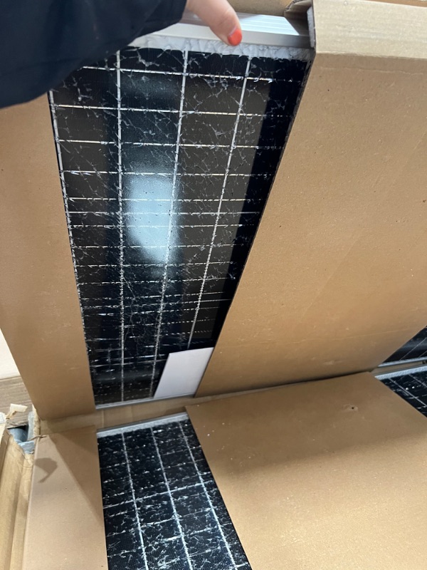 Photo 5 of BOTH SOLAR PANNELS ARE SHADERED!!!! WEIZE 200 Watt 12 Volt Solar Panel Starter Kit, High Efficiency Monocrystalline PV Module for Boat, Caravan, RV and Other Off Grid Applications
