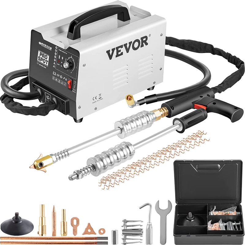 Photo 1 of VEVOR Dent Puller Machine, 1.8KW Spot Dent Puller, 3500A Dent Puller Welder, 5 Mode Auto Body Dent Puller Welder, Digital Panel Welding Dent Puller, 110V Spot Dent Puller for Car, Truck, Motorcycle
