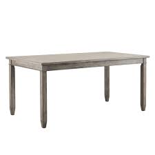 Photo 1 of 67.3 in Rectangular Gray Natural Wood Top with Wood Frame (Seats-6)
