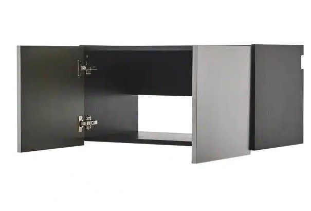 Photo 3 of Astro Series Wood 1-Shelf Wall Mounted Garage Cabinet in Metallic Gray (32 in W x 16 in H x 16 in D)