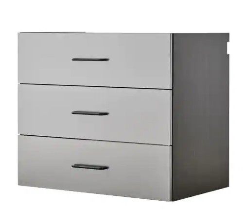 Photo 1 of Astro Series Wood Wall Mounted Garage Cabinet in Metallic Gray (32 in W x 28 in H x 20 in D)