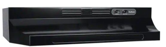 Photo 1 of Broan-NuTone RL6200 Series 30 in. Ductless Under Cabinet Range Hood with Light in Black