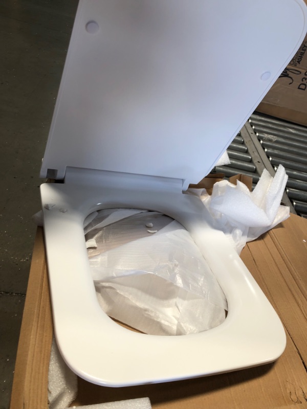 Photo 1 of (BROKEN OFF SEAT CORNER)
Swiss Madison Well Made Forever SM-WT442 Concorde Wall Hung Toilet Bowl, Glossy White
