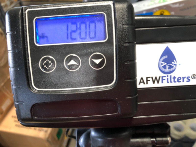 Photo 5 of (MISSING WATER SOFTENER TANK)
AFWFilters AFW Filters IRON Pro 2 Combination water softener iron filter Fleck 5600SXT digital metered valve for whole house (64,000 Grains, Black)
