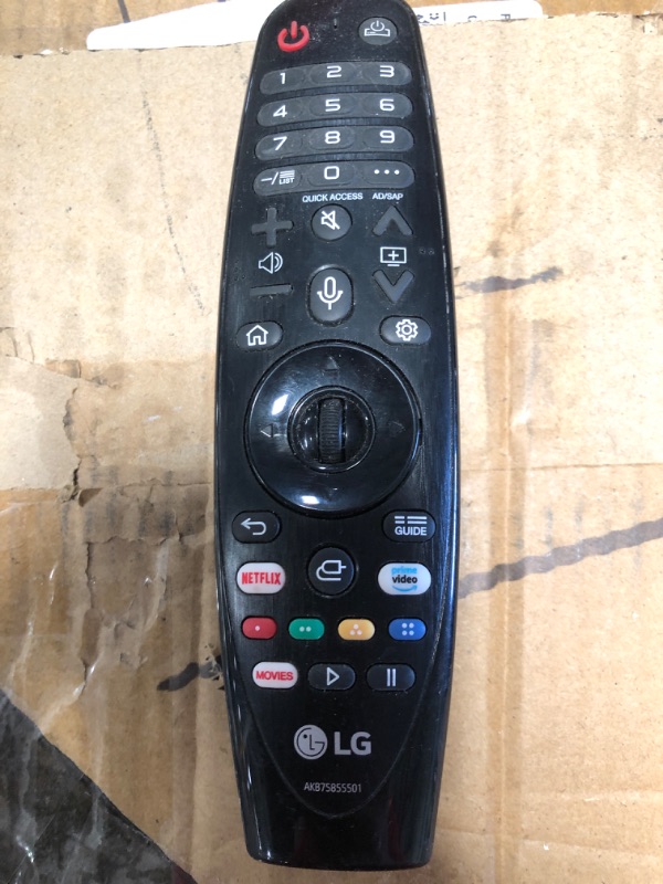 Photo 2 of LG OEM Magic TV Remote Control with Netflix/Prime Keys (AKB75855501