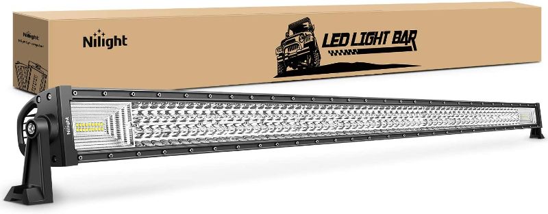 Photo 1 of  Nilight - 18019C-A LED Light Bar 52Inch 783W Triple Row 49500LM Flood Spot Combo Beam Led Bar Driving Lights Boat Lights Super Bright Led Off Road Lights for Trucks,2 Years Warranty
