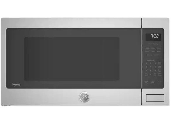 Photo 1 of 
GE Profile
Profile 2.2 cu. ft. Countertop Microwave in Stainless Steel with Sensor Cooking