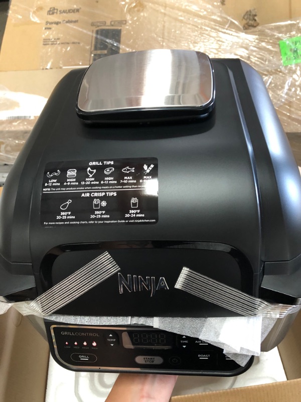 Photo 7 of Ninja AG301 Foodi 5-in-1 Indoor Grill with Air Fry, Roast, Bake & Dehydrate, Black/Silver
