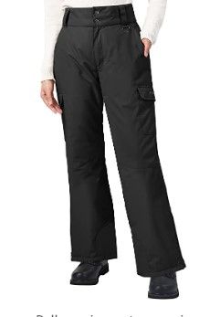 Photo 1 of HISEA Womans Snow Pants 3M Thinsulate Women's Skiing Pants Ski Pants Women Outdoor Recreation Insulated Pants - LARGE
