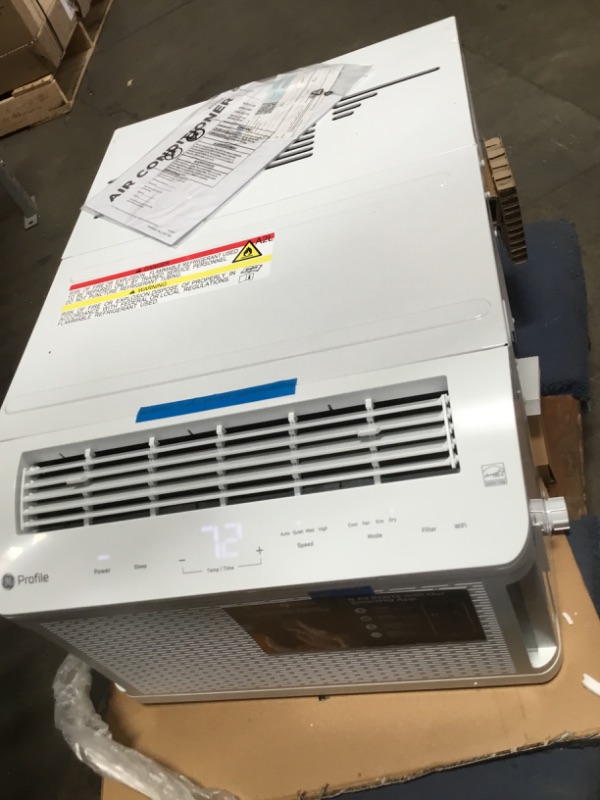 Photo 2 of GE Profile ClearView 6,100 BTU 115 V White Smart Ultra Quiet Window Air Conditioner - AHTT06BC
