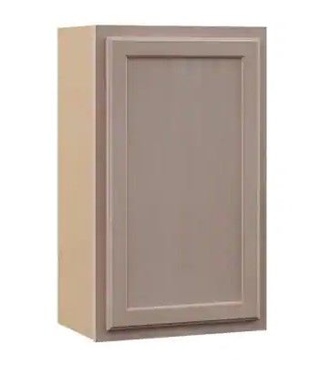 Photo 1 of 
Hampton Bay
Hampton Assembled 18x30x12 in. Wall Kitchen Cabinet in Unfinished Beech