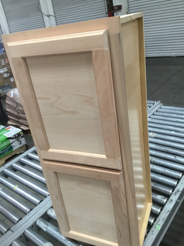 Photo 2 of 
Hampton Bay
Hampton Assembled 36x12x12 in. Wall Kitchen Cabinet in Unfinished Beech