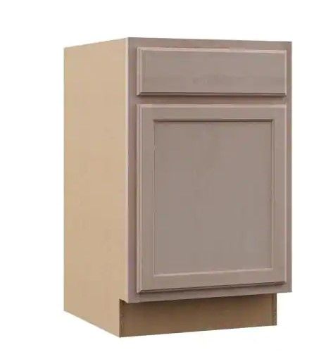 Photo 1 of 
Hampton Bay
Hampton Assembled 21x34.5x24 in. Base Cabinet in Unfinished Beech