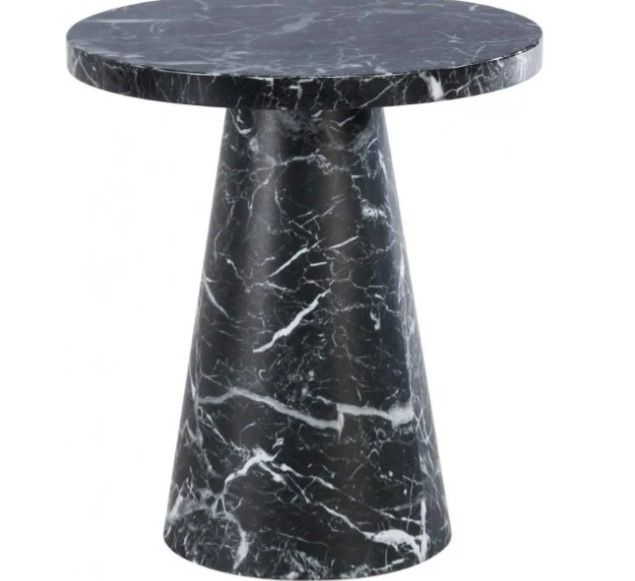 Photo 1 of ***INCOMPLETE BOX 1 OF 2**
Omni Black Faux Marble End Table (TABLE TOP ONLY)
