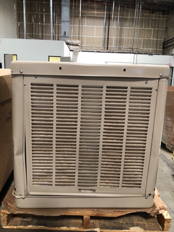 Photo 9 of *back of cooler is dented inward*,missing remote control*COOLER MAKES A NOISE IS POWERED ON*
Champion Cooler
4700 CFM 2-Speed Window Evaporative Cooler for 1600 sq. ft. (with Motor and Remote Control)