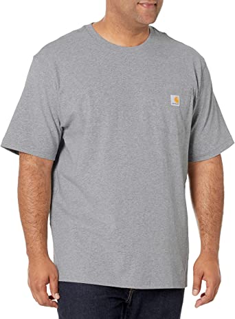 Photo 1 of 3 PACK MEN'S SIZE: 2XL
Carhartt Men's Loose Fit Heather Blue Lagoon Heavyweight Short Sleeve Pocket
