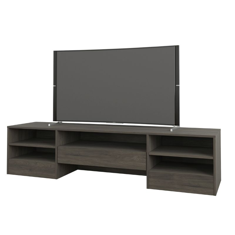 Photo 1 of (DAMAGED CORNERS)
Nexera Rustik TV Stand - 72-in - 1-Drawer - Wood - Bark Grey
