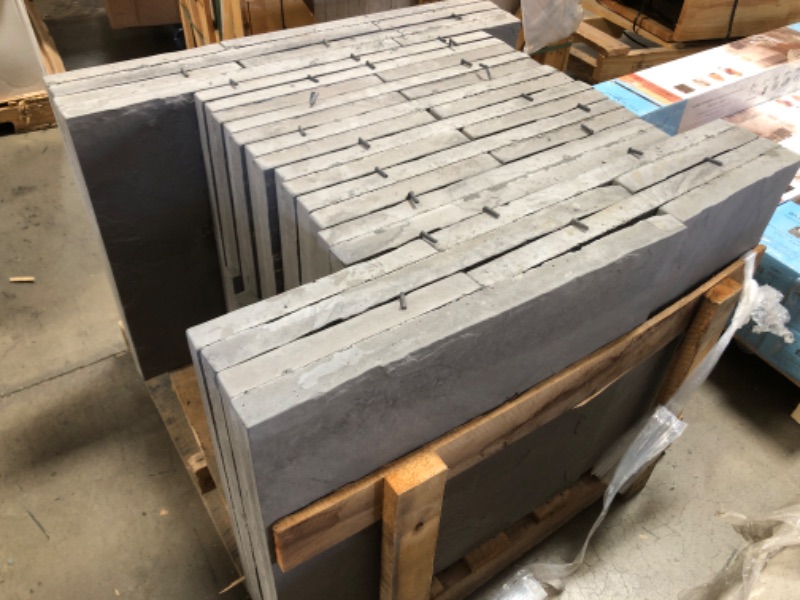 Photo 9 of (CHIPPED EDGES/CORNERS)
Nantucket Pavers Patio-on-a-pallet 10 ft. x 10 ft. Gray Variegated Dutch York-Stone Concrete Pavers (44 Pieces/100 Sq Ft)