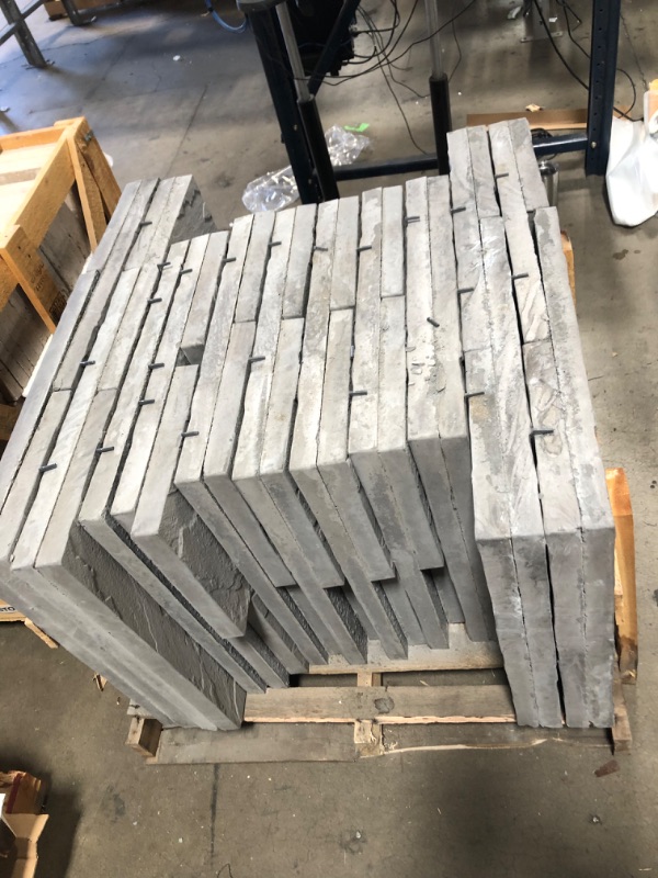 Photo 5 of (CHIPPED OFF EDGES/CORNERS)
Nantucket Pavers Patio-on-a-pallet 10 ft. x 10 ft. Gray Variegated Dutch York-Stone Concrete Pavers (44 Pieces/100 Sq Ft)