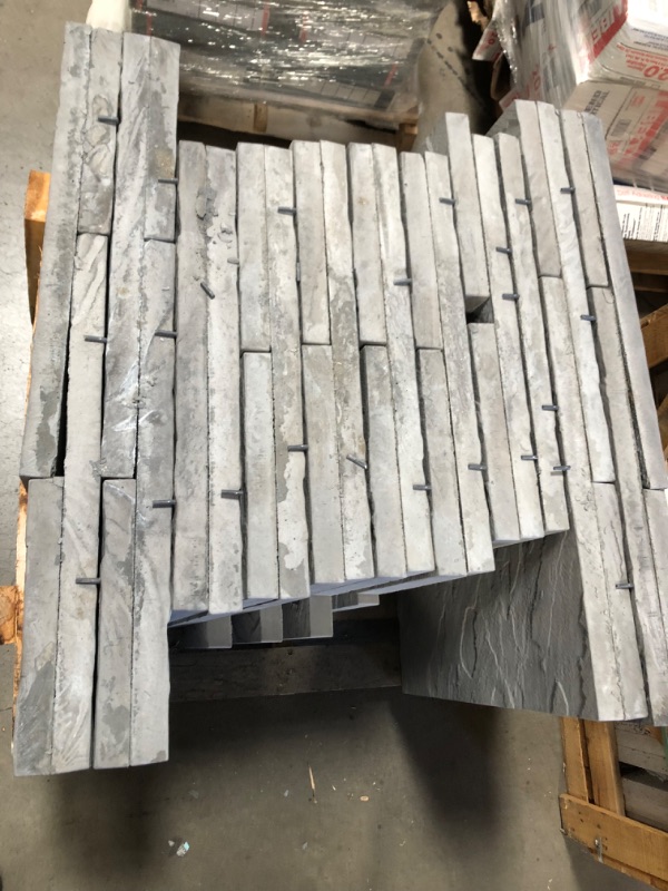 Photo 3 of (CHIPPED OFF EDGES/CORNERS)
Nantucket Pavers Patio-on-a-pallet 10 ft. x 10 ft. Gray Variegated Dutch York-Stone Concrete Pavers (44 Pieces/100 Sq Ft)