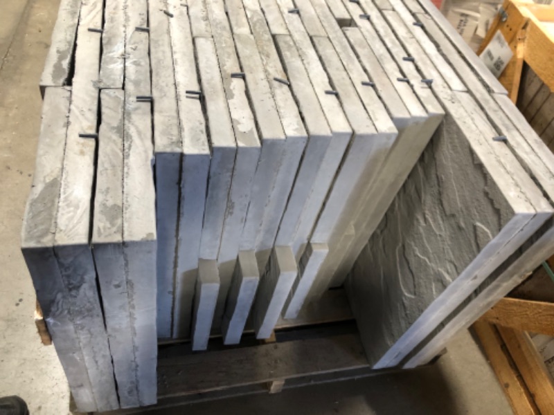 Photo 10 of (CHIPPED OFF EDGES/CORNERS)
Nantucket Pavers Patio-on-a-pallet 10 ft. x 10 ft. Gray Variegated Dutch York-Stone Concrete Pavers (44 Pieces/100 Sq Ft)
