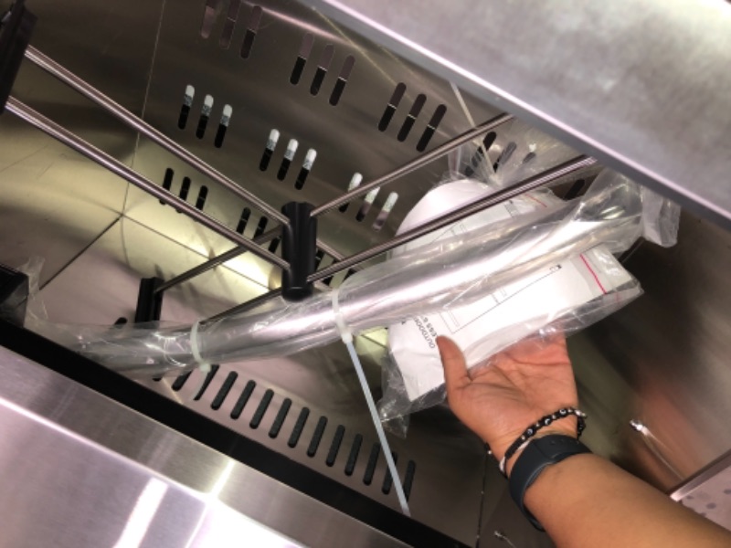 Photo 1 of HCK 24 inch Commercial Grade 5.12 cu. ft. Outdoor Fridge Drawer Fridge with Stainless Steel Drawers for Residential and Commercial Use, ADA Compliant
