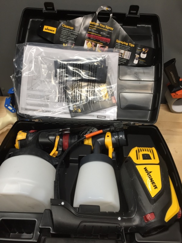 Photo 1 of Wagner
Flexio 3500 Handheld HVLP Paint Sprayer