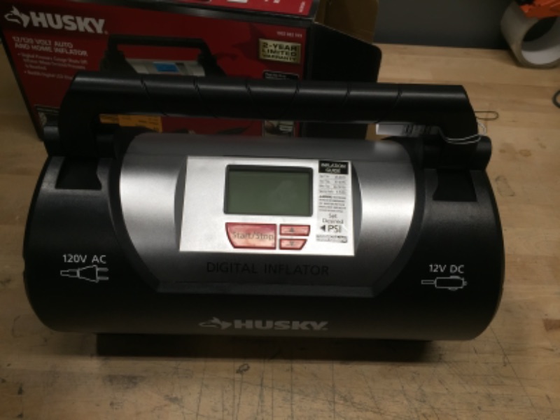 Photo 2 of Husky
12/120 Volt Auto and Home Inflator