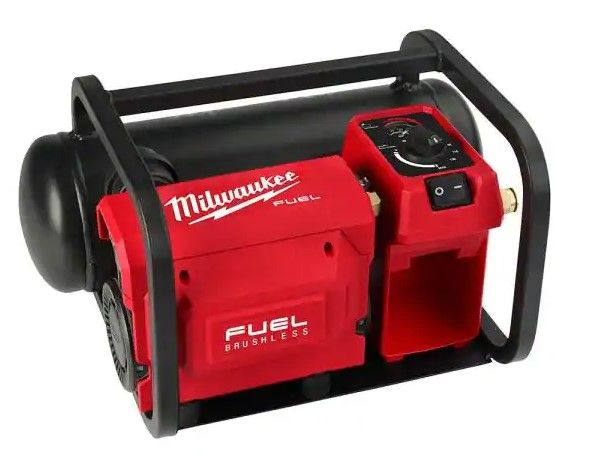 Photo 1 of Milwaukee
M18 FUEL 18-Volt Lithium-Ion Brushless Cordless 2 Gal. Electric Compact Quiet Compressor (Tool-Only)
