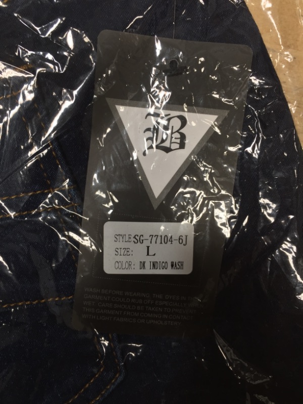 Photo 1 of GoModest Women's Mid-Length Casual Knee Length Denim Skirt, Updated Size, Dark Denim, Large 